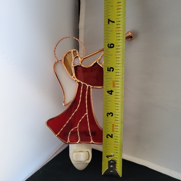 Stained glass nightlite approx 6.5" high - Picture 5 of 6